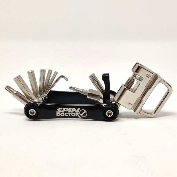 Spin Doctor Rescue 16 Multi-tool Cycling Mountain Road Bike + brake pad spacer - Picture 13 of 15
